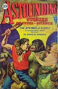 Capa: Astounding Stories of Super-Science - Dezembro 1930